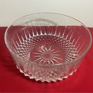 Vintage Arcoroc France Starburst Diamond Glass Serving Bowl – Cavalier Pattern C